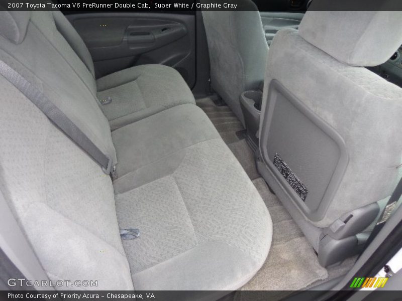 Super White / Graphite Gray 2007 Toyota Tacoma V6 PreRunner Double Cab