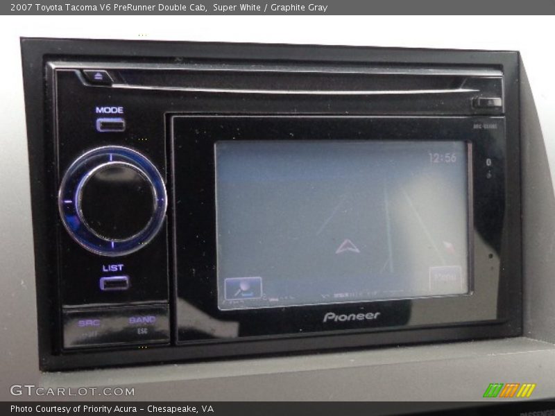 Super White / Graphite Gray 2007 Toyota Tacoma V6 PreRunner Double Cab