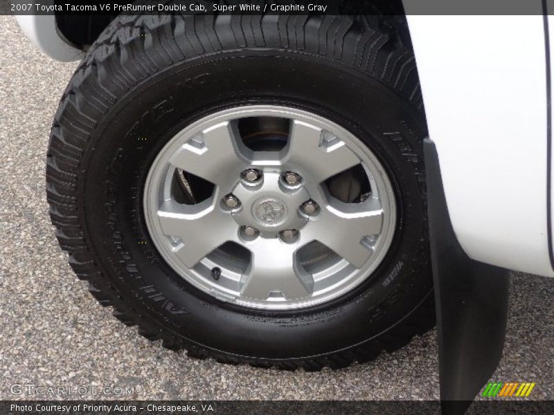 Super White / Graphite Gray 2007 Toyota Tacoma V6 PreRunner Double Cab