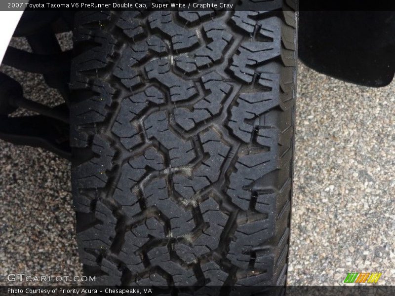 Super White / Graphite Gray 2007 Toyota Tacoma V6 PreRunner Double Cab