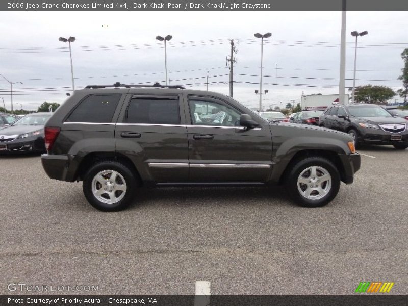 Dark Khaki Pearl / Dark Khaki/Light Graystone 2006 Jeep Grand Cherokee Limited 4x4