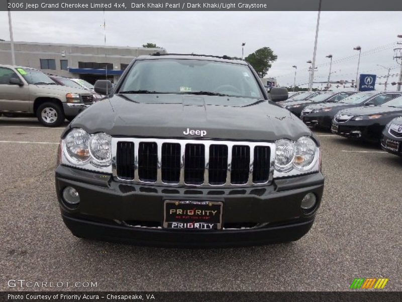 Dark Khaki Pearl / Dark Khaki/Light Graystone 2006 Jeep Grand Cherokee Limited 4x4