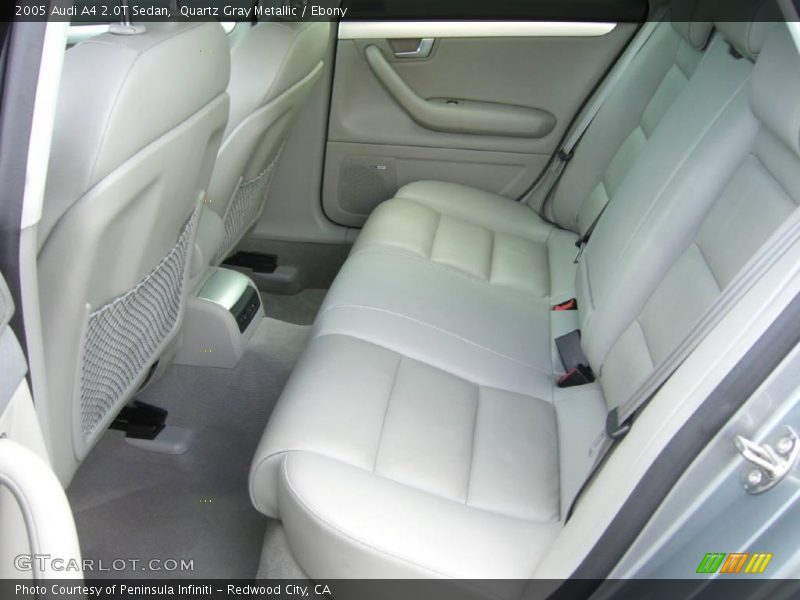 Quartz Gray Metallic / Ebony 2005 Audi A4 2.0T Sedan