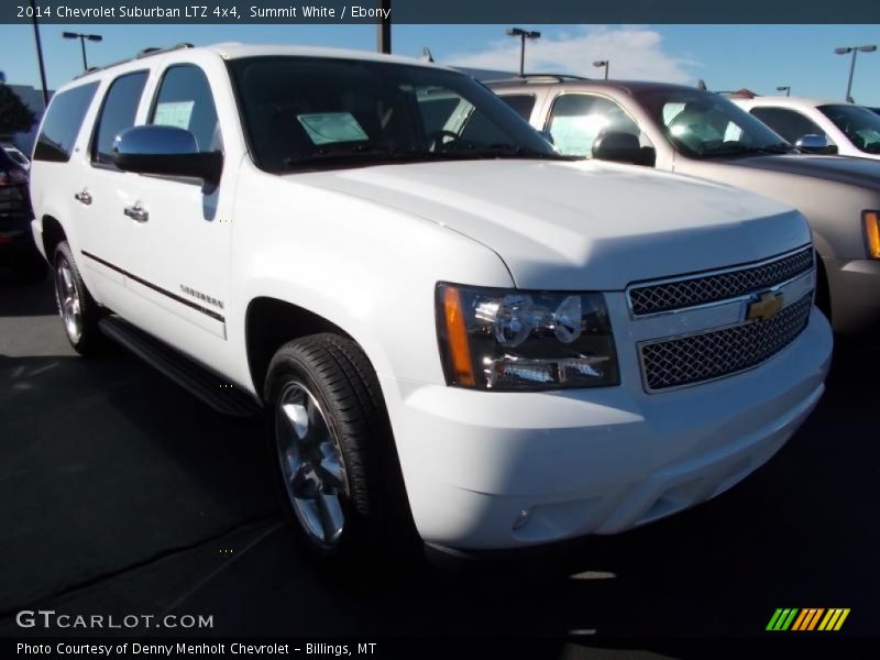 Summit White / Ebony 2014 Chevrolet Suburban LTZ 4x4