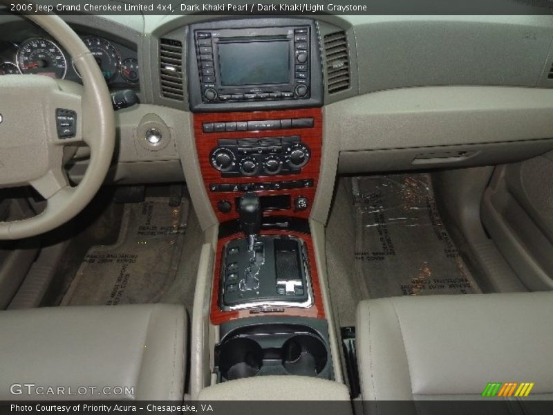 Dark Khaki Pearl / Dark Khaki/Light Graystone 2006 Jeep Grand Cherokee Limited 4x4