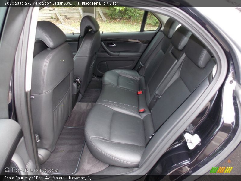 Rear Seat of 2010 9-3 Aero Sport Sedan XWD