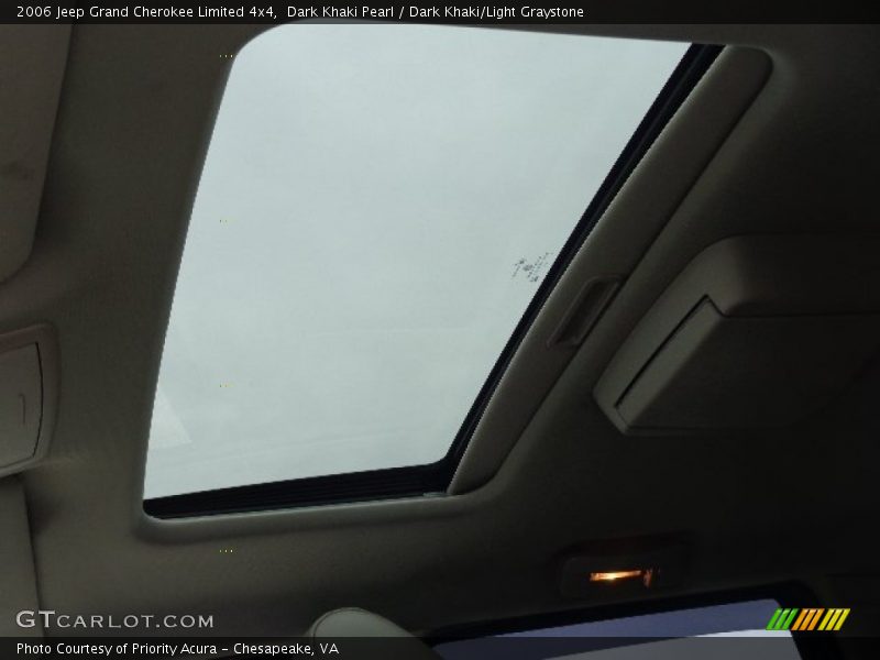 Dark Khaki Pearl / Dark Khaki/Light Graystone 2006 Jeep Grand Cherokee Limited 4x4