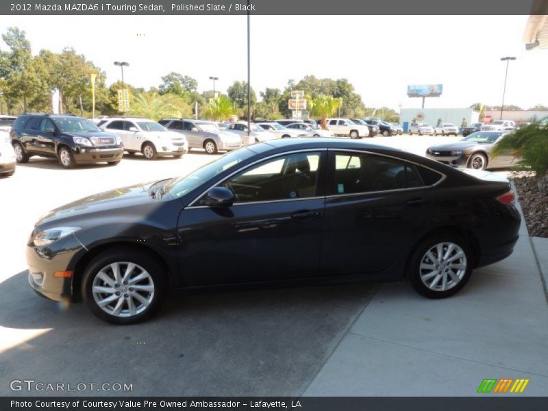 Polished Slate / Black 2012 Mazda MAZDA6 i Touring Sedan