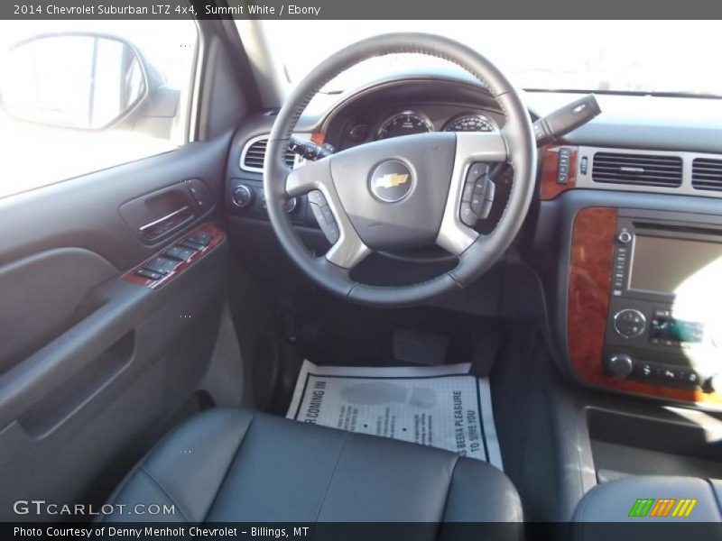 Summit White / Ebony 2014 Chevrolet Suburban LTZ 4x4