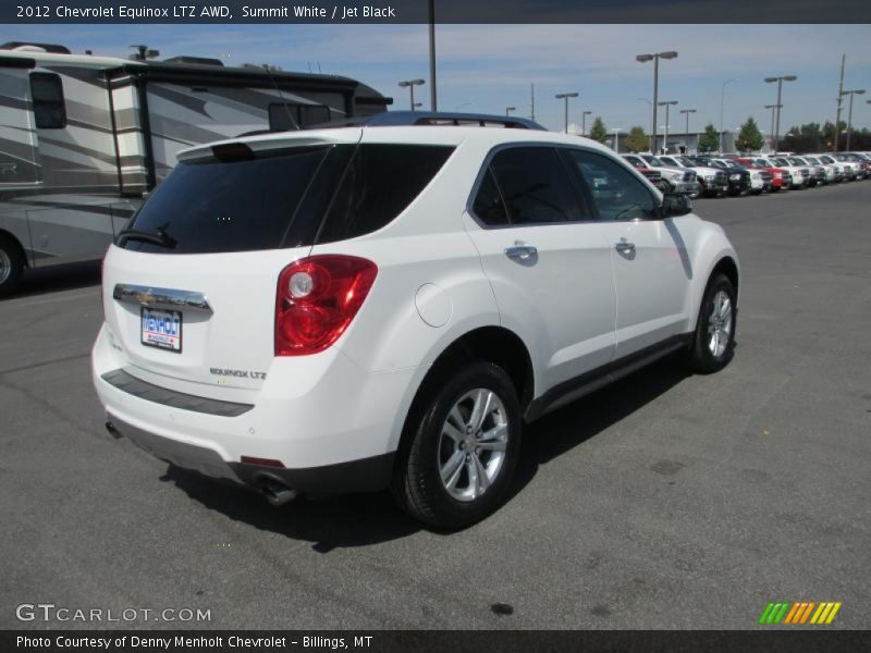 Summit White / Jet Black 2012 Chevrolet Equinox LTZ AWD