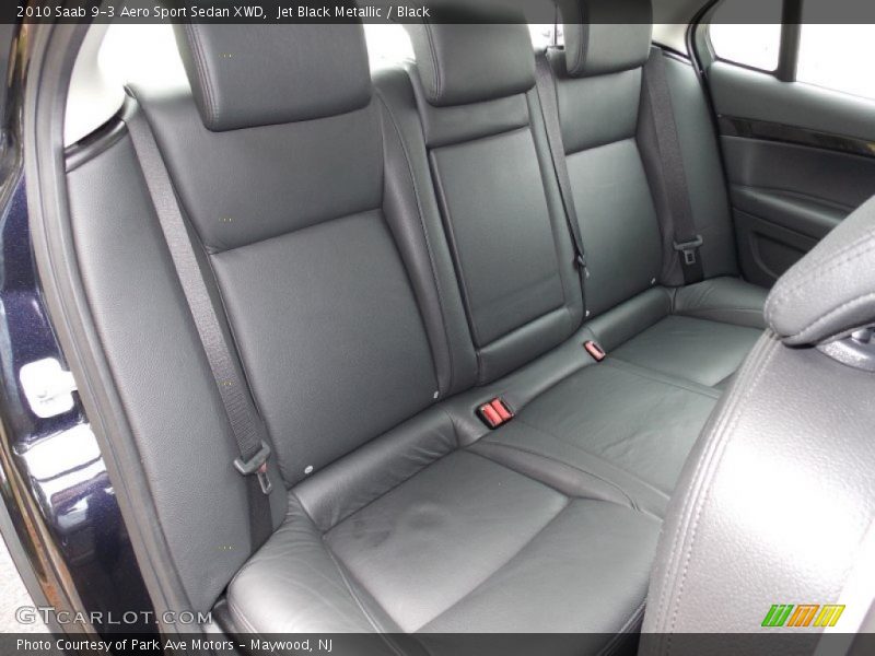 Rear Seat of 2010 9-3 Aero Sport Sedan XWD