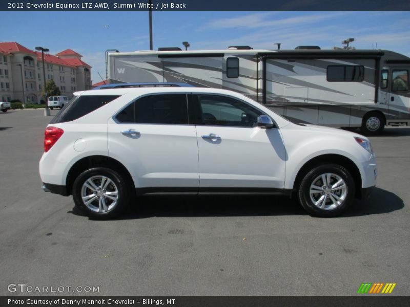 Summit White / Jet Black 2012 Chevrolet Equinox LTZ AWD