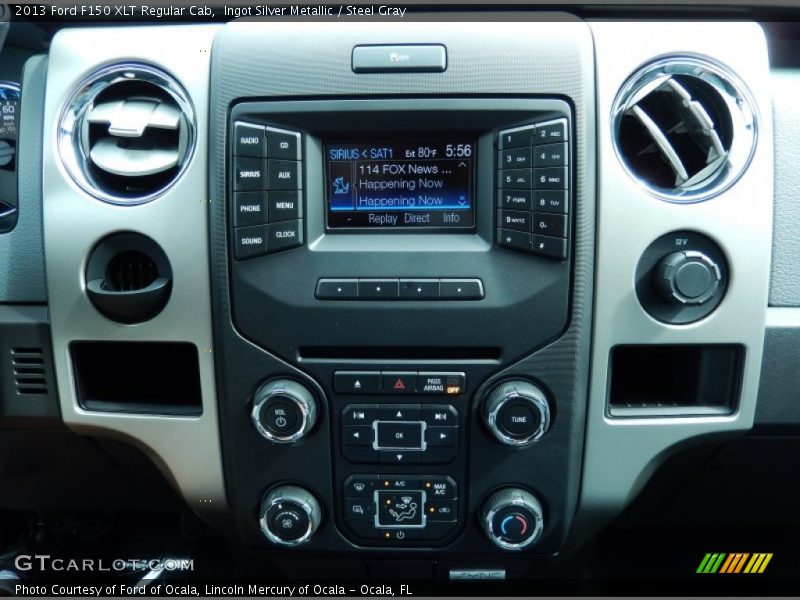 Ingot Silver Metallic / Steel Gray 2013 Ford F150 XLT Regular Cab
