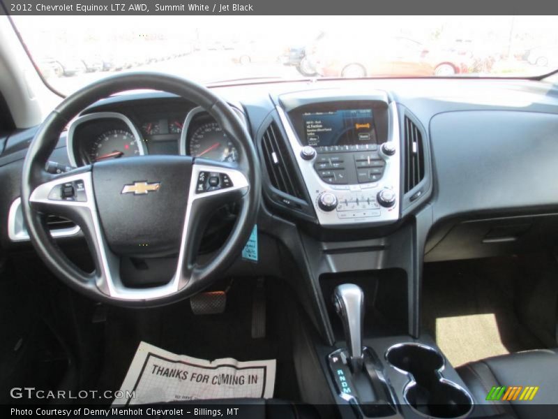 Summit White / Jet Black 2012 Chevrolet Equinox LTZ AWD