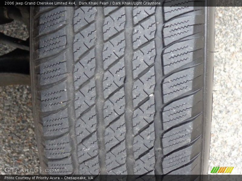 Dark Khaki Pearl / Dark Khaki/Light Graystone 2006 Jeep Grand Cherokee Limited 4x4