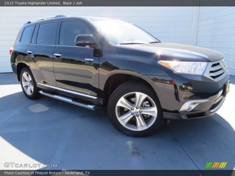 Black / Ash 2013 Toyota Highlander Limited