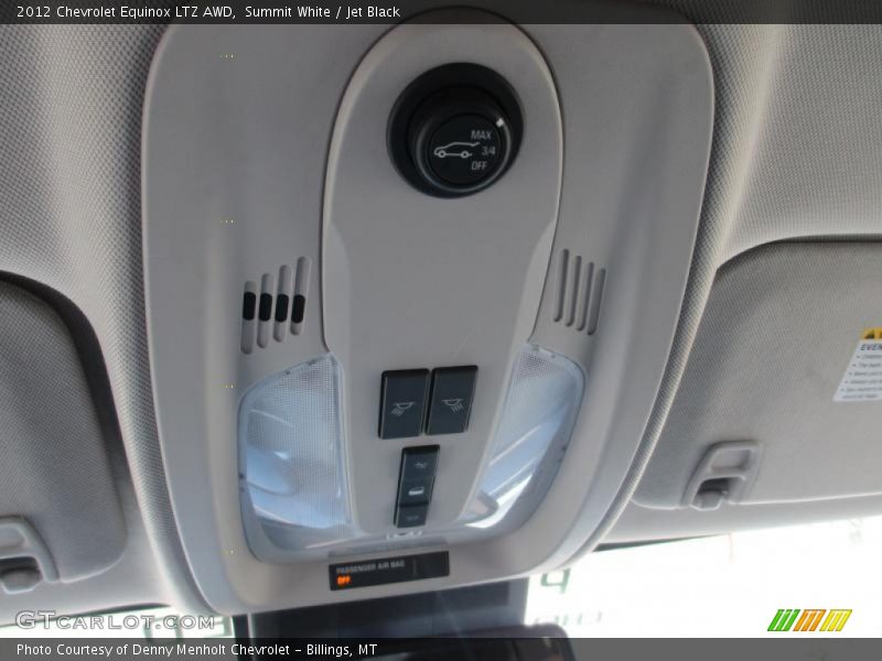 Summit White / Jet Black 2012 Chevrolet Equinox LTZ AWD