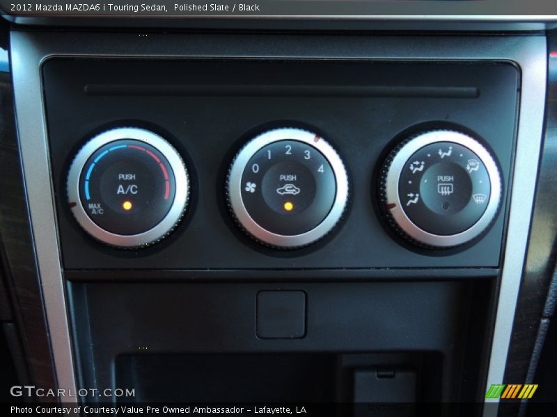 Polished Slate / Black 2012 Mazda MAZDA6 i Touring Sedan