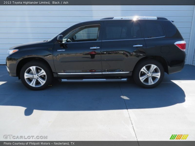Black / Ash 2013 Toyota Highlander Limited