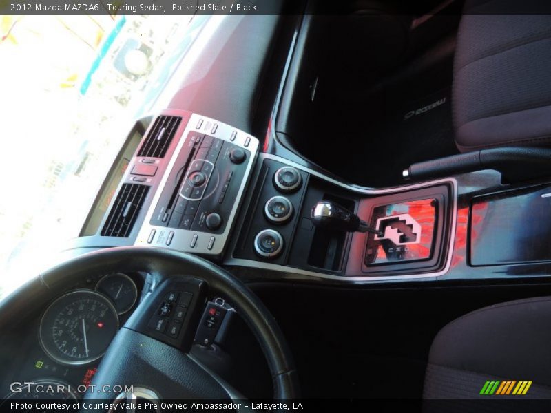 Polished Slate / Black 2012 Mazda MAZDA6 i Touring Sedan