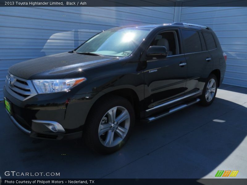 Black / Ash 2013 Toyota Highlander Limited
