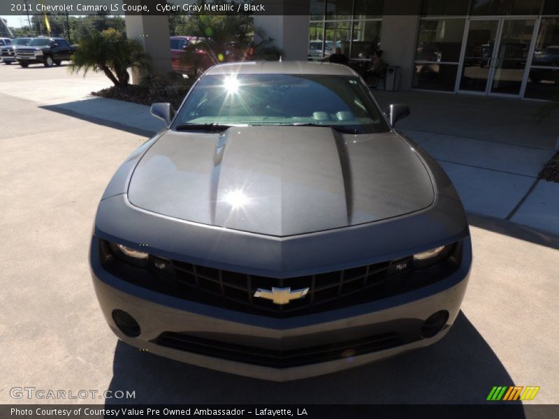 Cyber Gray Metallic / Black 2011 Chevrolet Camaro LS Coupe