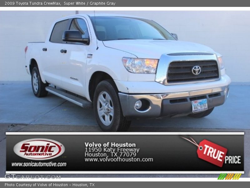 Super White / Graphite Gray 2009 Toyota Tundra CrewMax