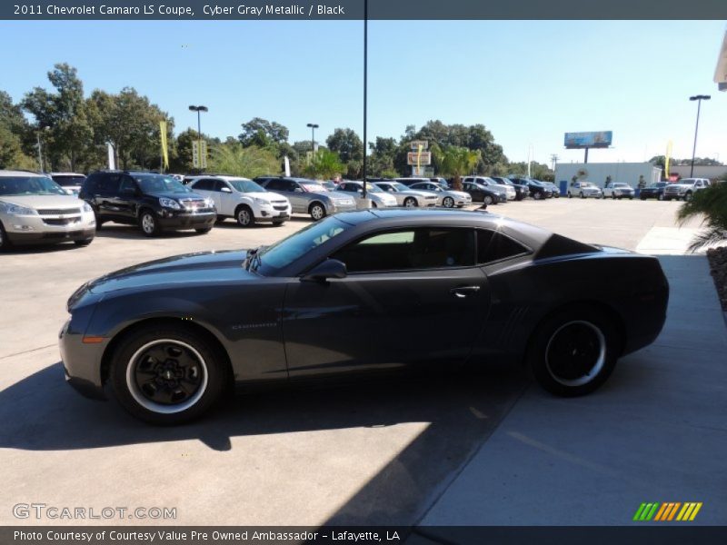 Cyber Gray Metallic / Black 2011 Chevrolet Camaro LS Coupe
