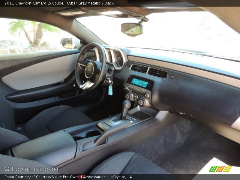 Cyber Gray Metallic / Black 2011 Chevrolet Camaro LS Coupe