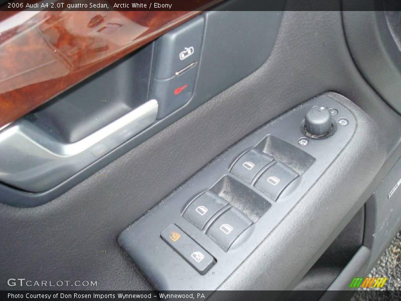 Arctic White / Ebony 2006 Audi A4 2.0T quattro Sedan