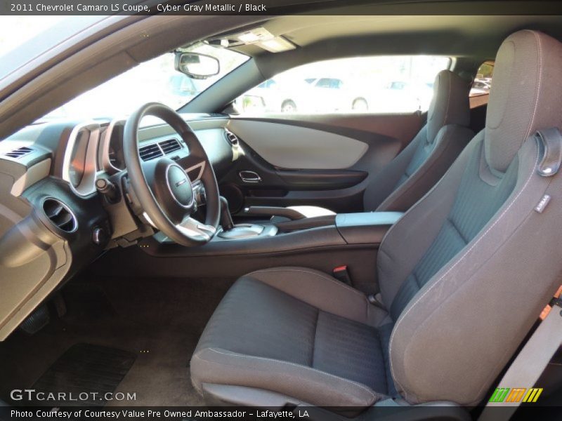 Cyber Gray Metallic / Black 2011 Chevrolet Camaro LS Coupe