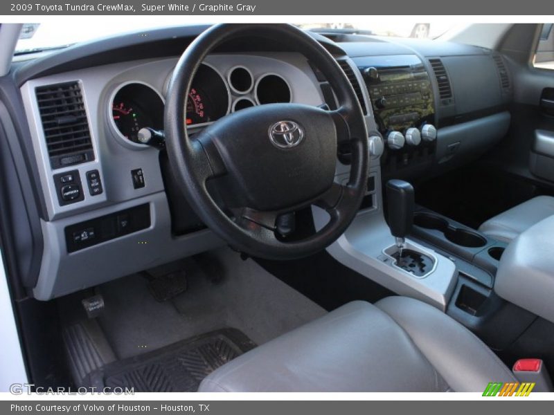 Super White / Graphite Gray 2009 Toyota Tundra CrewMax