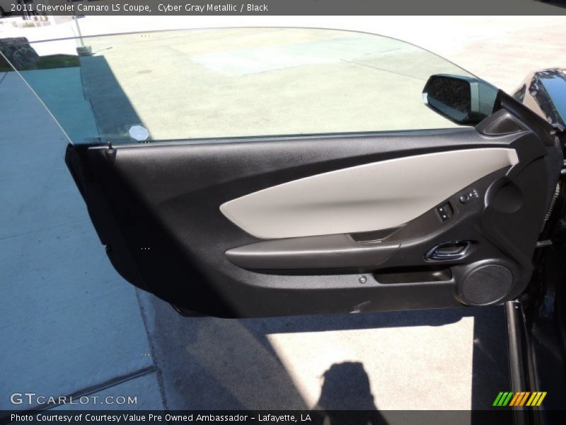 Cyber Gray Metallic / Black 2011 Chevrolet Camaro LS Coupe