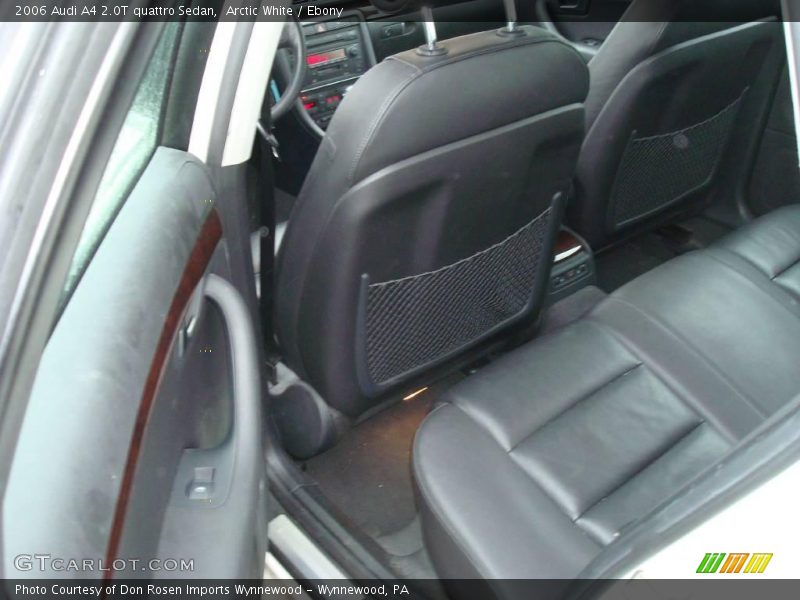 Arctic White / Ebony 2006 Audi A4 2.0T quattro Sedan