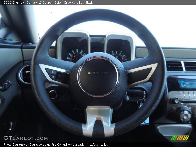 Cyber Gray Metallic / Black 2011 Chevrolet Camaro LS Coupe