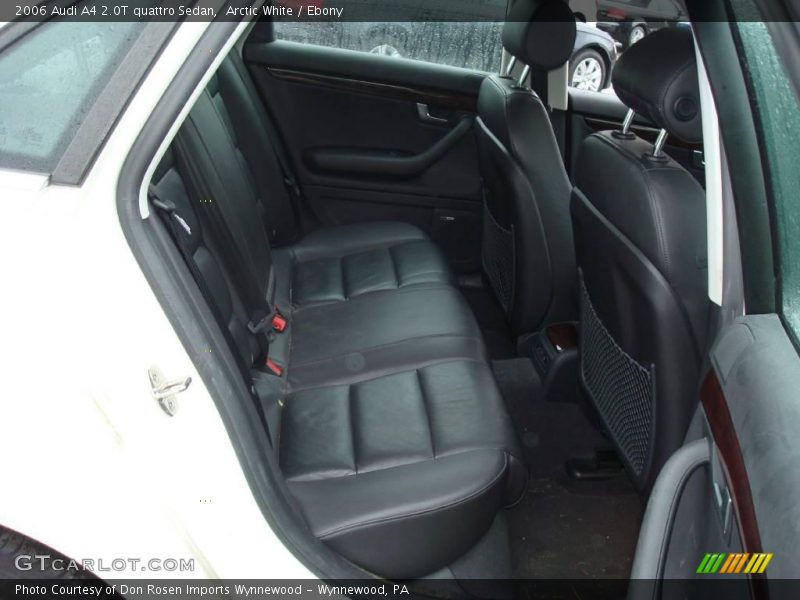 Arctic White / Ebony 2006 Audi A4 2.0T quattro Sedan