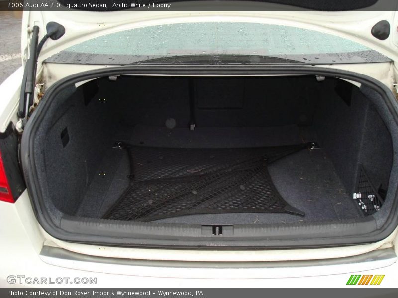 Arctic White / Ebony 2006 Audi A4 2.0T quattro Sedan