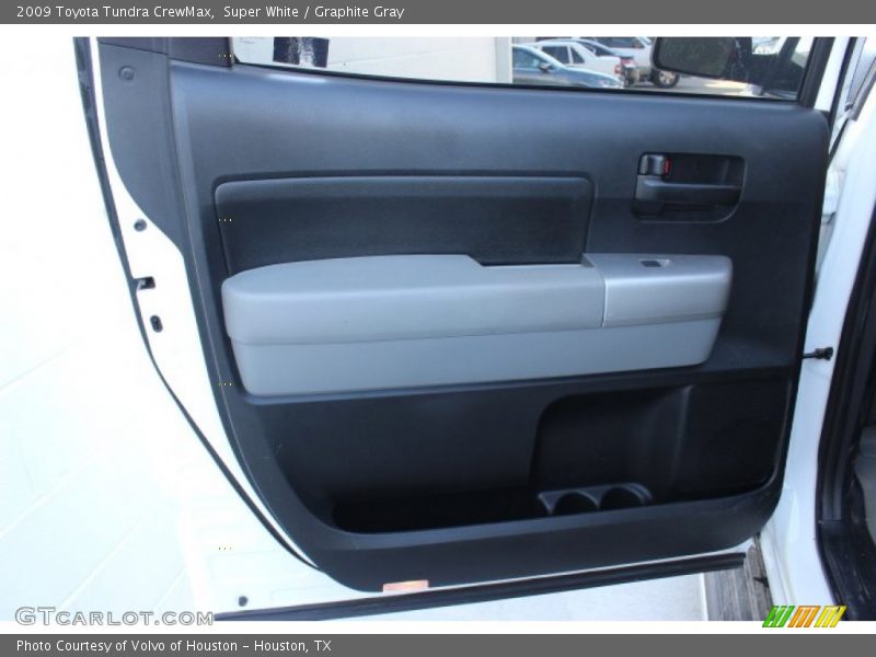 Super White / Graphite Gray 2009 Toyota Tundra CrewMax