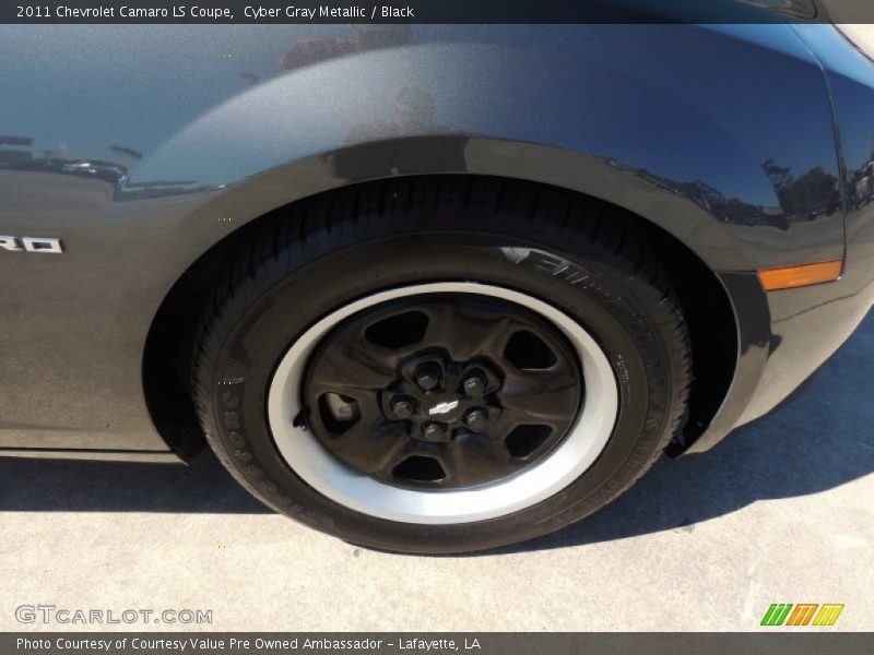 Cyber Gray Metallic / Black 2011 Chevrolet Camaro LS Coupe