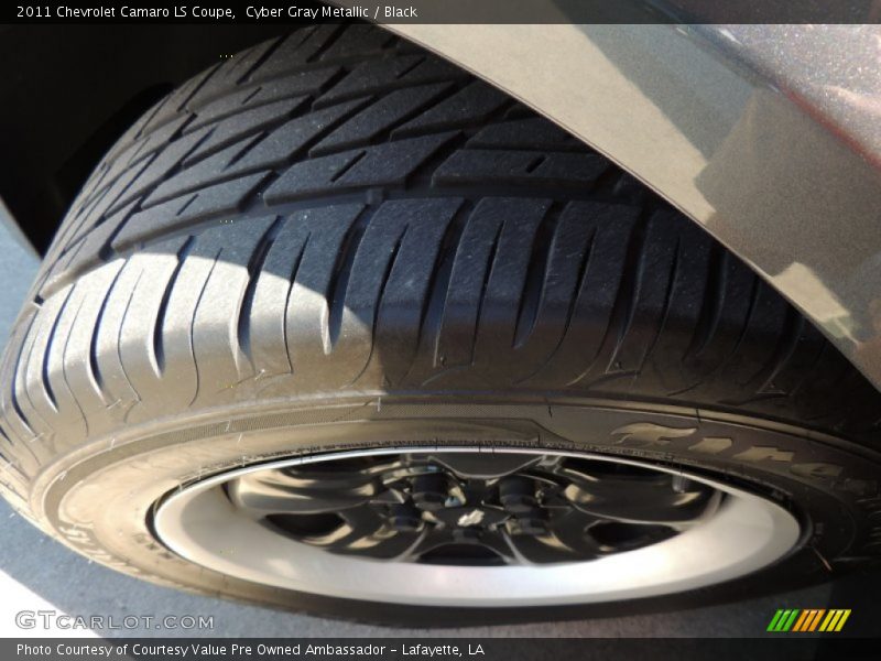 Cyber Gray Metallic / Black 2011 Chevrolet Camaro LS Coupe