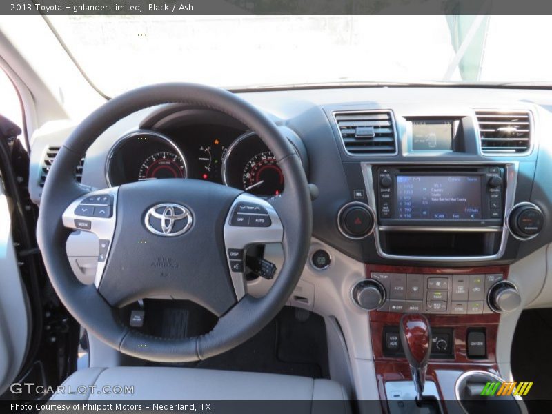 Black / Ash 2013 Toyota Highlander Limited