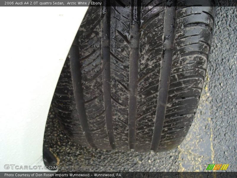 Arctic White / Ebony 2006 Audi A4 2.0T quattro Sedan