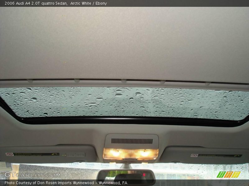 Arctic White / Ebony 2006 Audi A4 2.0T quattro Sedan