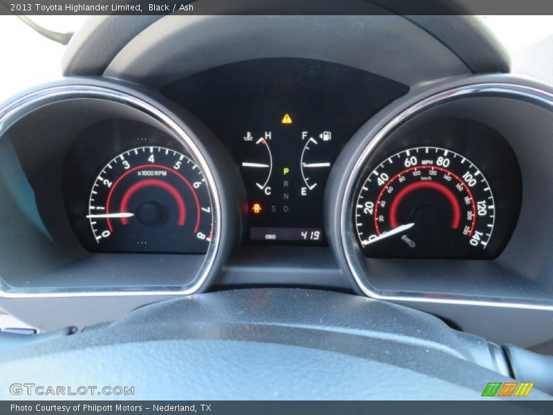 Black / Ash 2013 Toyota Highlander Limited