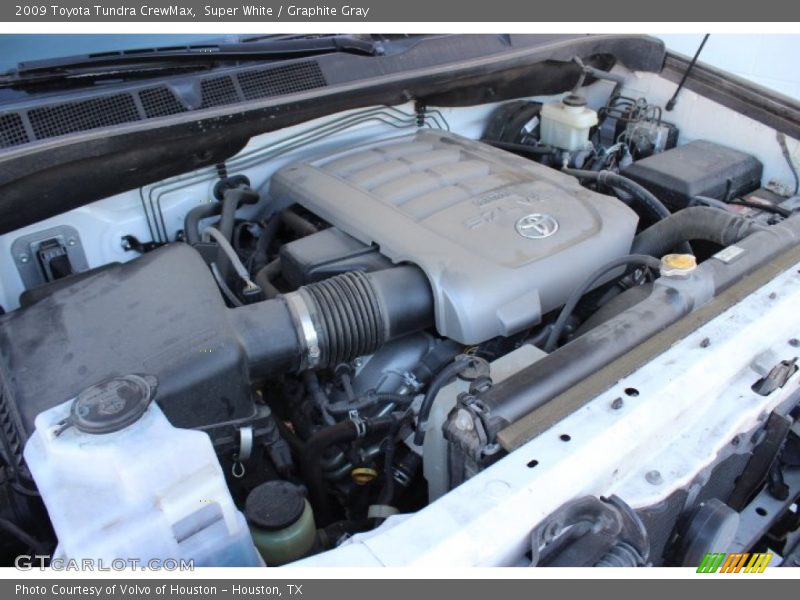 Super White / Graphite Gray 2009 Toyota Tundra CrewMax