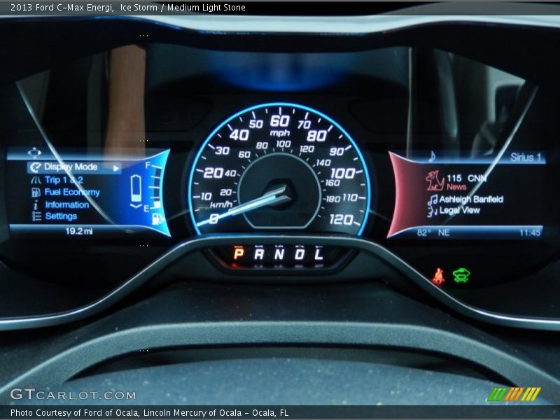 Ice Storm / Medium Light Stone 2013 Ford C-Max Energi