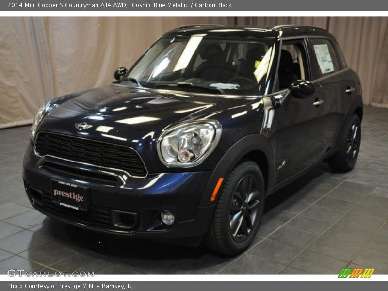 Cosmic Blue Metallic / Carbon Black 2014 Mini Cooper S Countryman All4 AWD