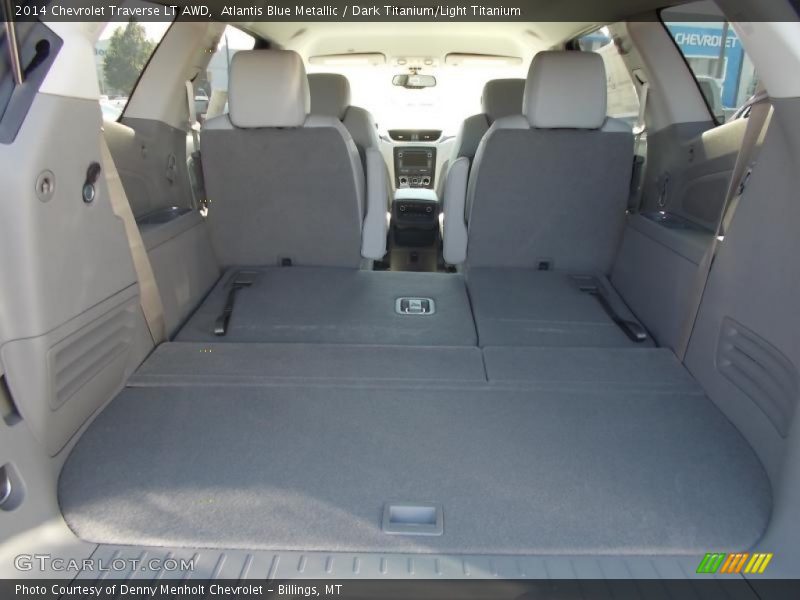 Atlantis Blue Metallic / Dark Titanium/Light Titanium 2014 Chevrolet Traverse LT AWD