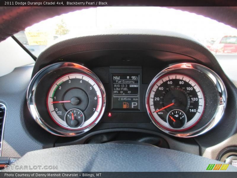 Blackberry Pearl / Black 2011 Dodge Durango Citadel 4x4