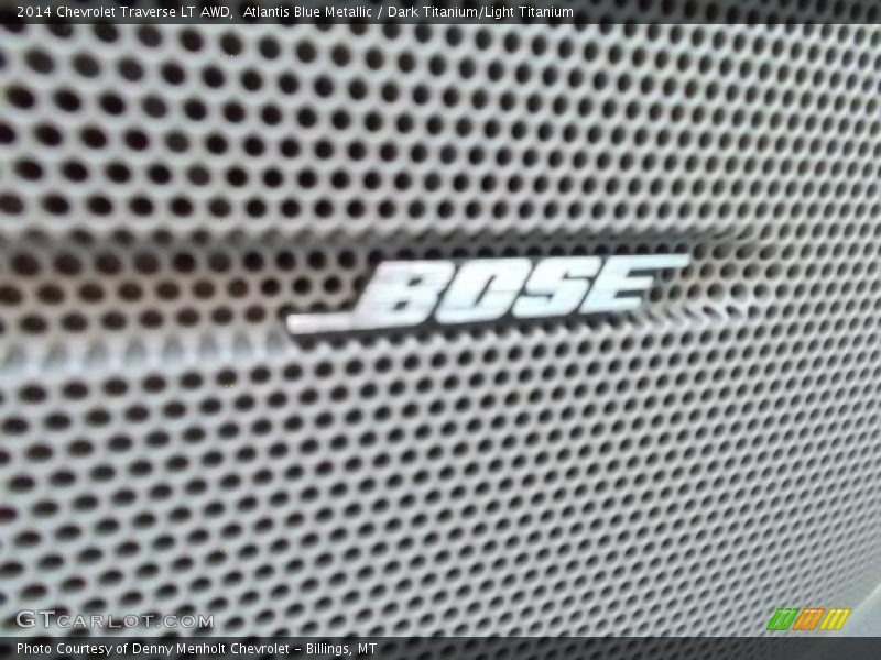 Atlantis Blue Metallic / Dark Titanium/Light Titanium 2014 Chevrolet Traverse LT AWD